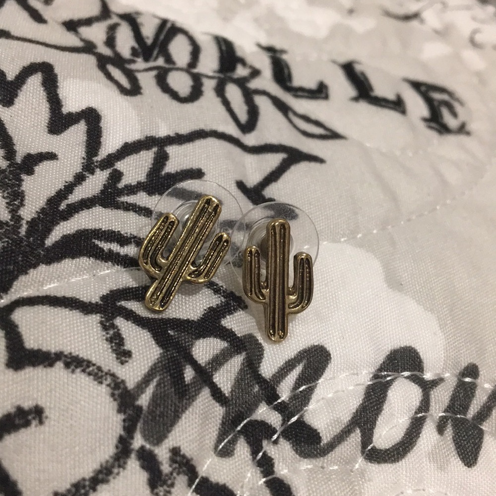 Cactus earrings